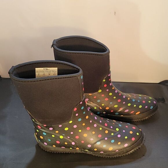 WESTERN CHIEF RUBBER POLKA RAIN BOOTS - Picture 4 of 15